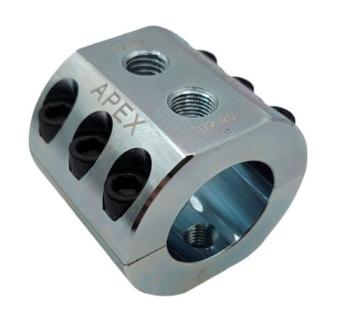 DC1.75-Z - Steering Stabilizer Clamp, Silver Zinc, 1.75