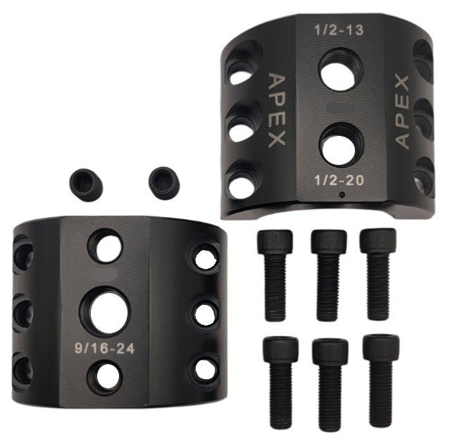 DC164 - Stabilizer Clamp, 1.75" ID, Carli 1/2 - 13 & Std 1/2 - 20,TPI, Black
