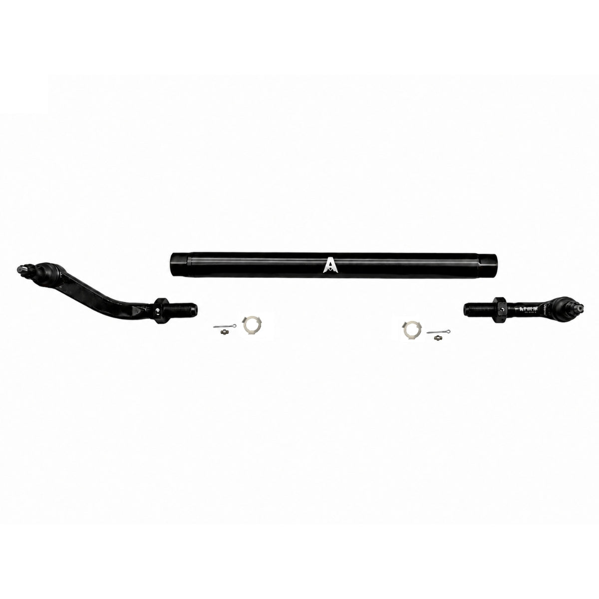 KIT123 - Jeep Wrangler JL & Gladiator JT - 2.5 Ton ProLock Drag Link Assembly - NoFlip - Black Aluminum