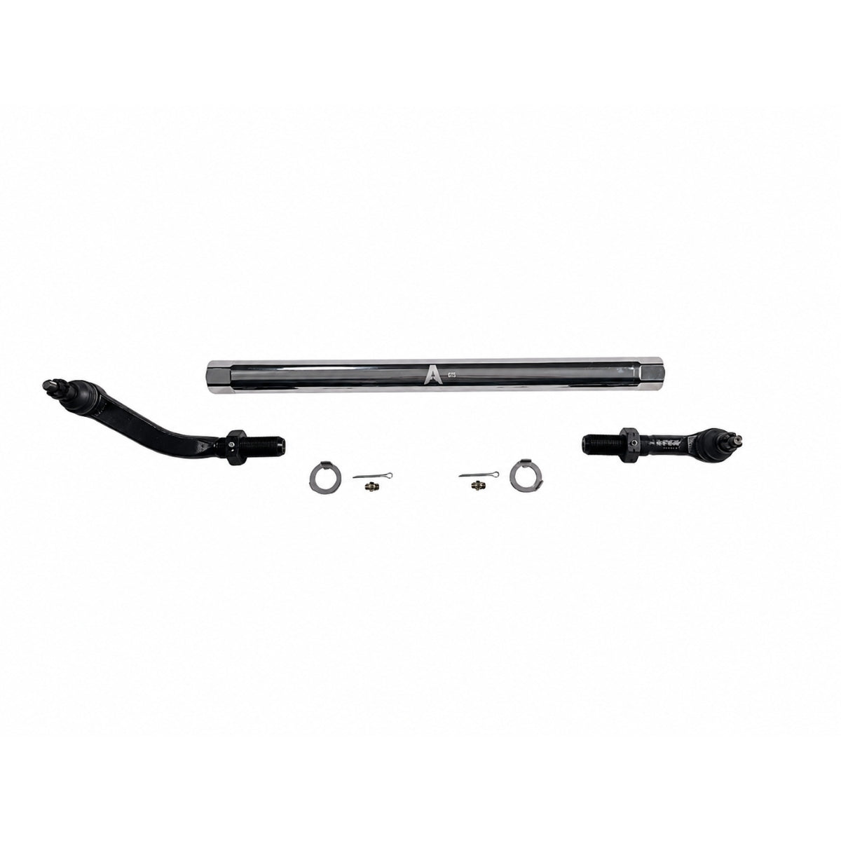 KIT128 - Jeep Wrangler JL & Gladiator JT - 2.5 Ton ProLock Drag Link Assembly - NoFlip - Polished Aluminum
