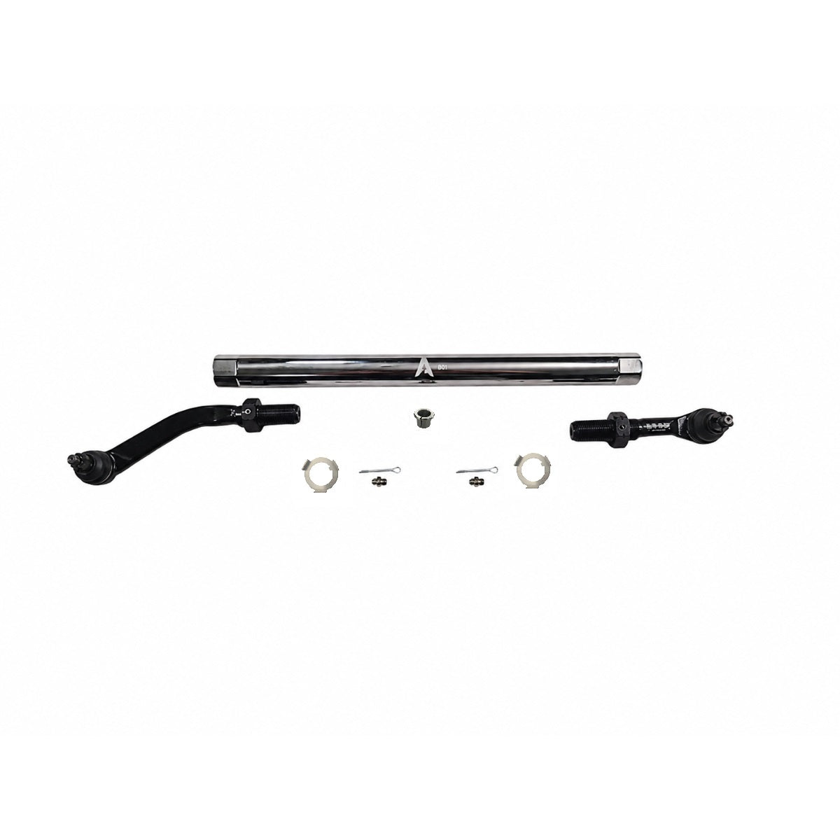 KIT129 -  Jeep Wrangler JL & Gladiator JT - 2.5 Ton ProLock Drag Link Assembly - YesFlip - Polished Aluminum