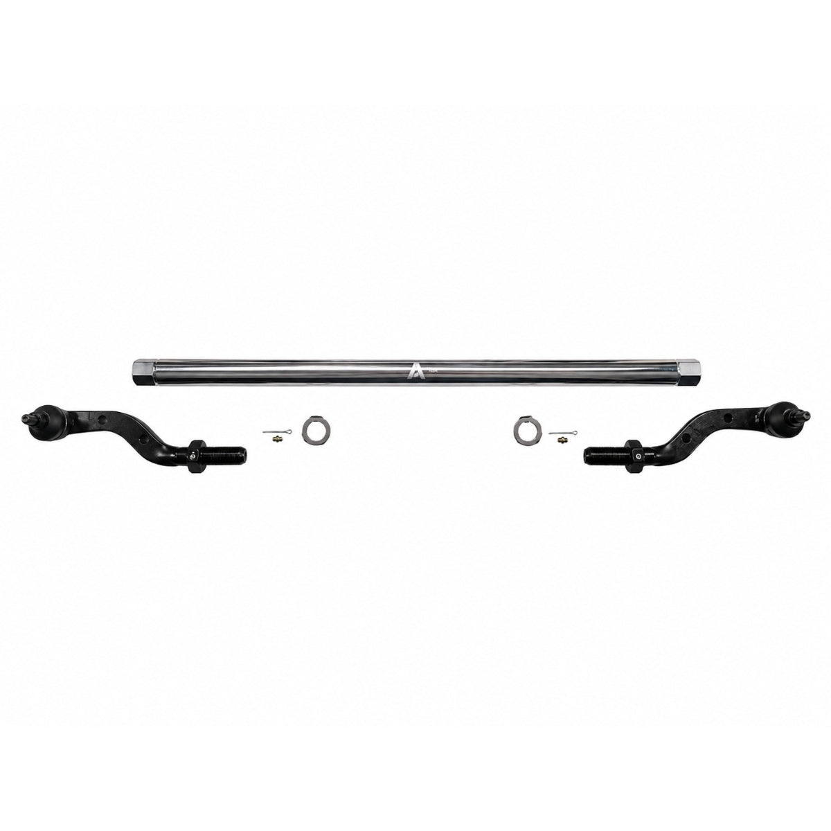 KIT141 - Jeep Wrangler JK 2.5Ton Tie Rod Assembly - Polished Aluminum