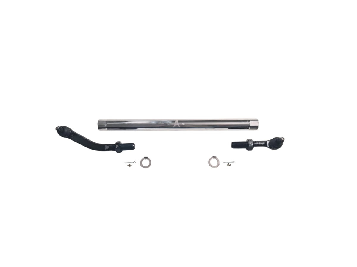 KIT142 - Jeep Wrangler JK 2.5Ton ProLock Drag Link Assembly - NoFlip - Polished Aluminum