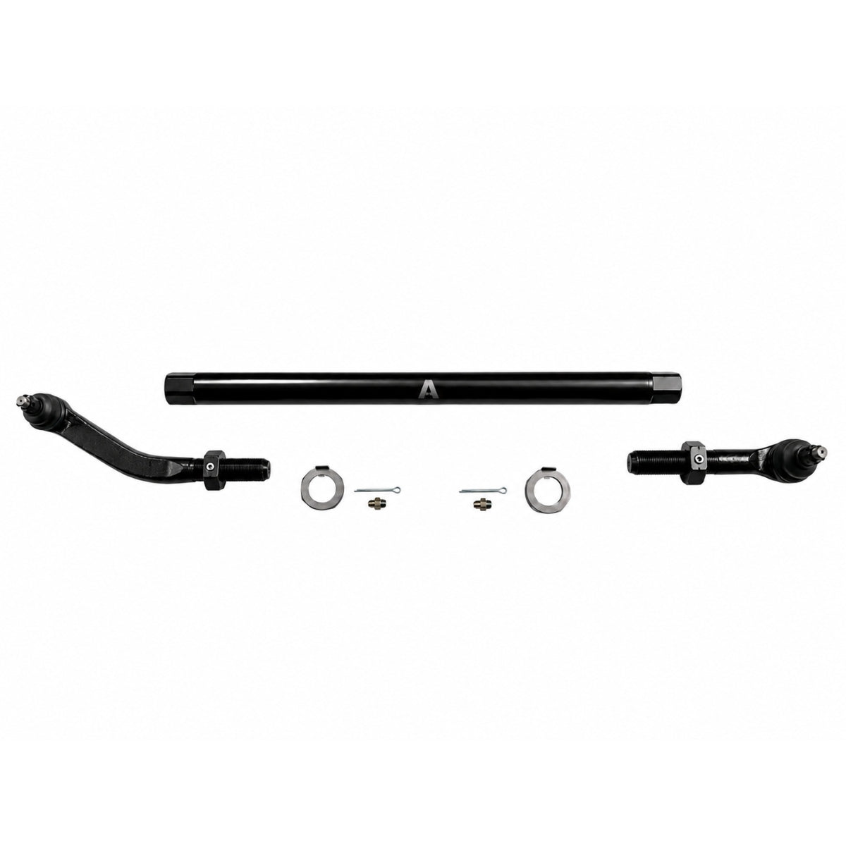 KIT142 - Jeep Wrangler JK 2.5Ton ProLock Drag Link Assembly - NoFlip - Polished Aluminum