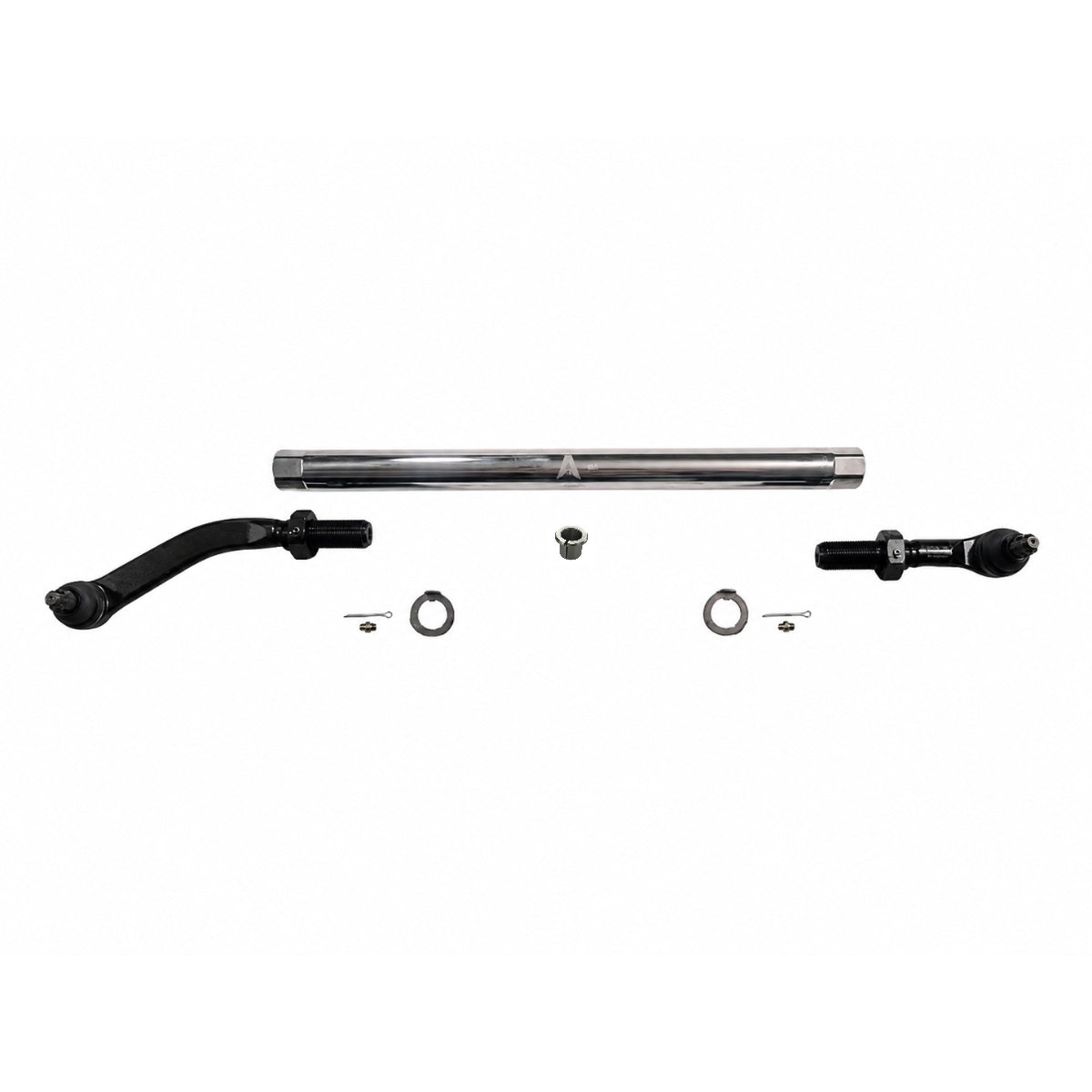KIT143 - Jeep Wrangler JK 2.5Ton ProLock Drag Link Assembly - YesFlip - Polished Aluminum
