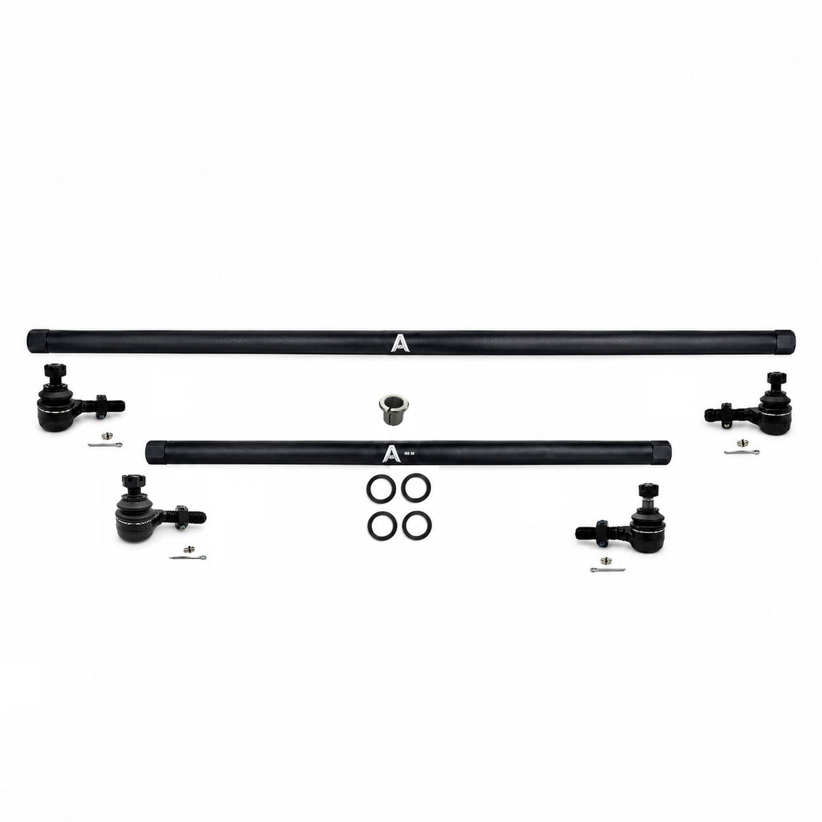 KIT150 - Jeep Wrangler JK - 1 Ton Steering Kit - BLK Aluminum
