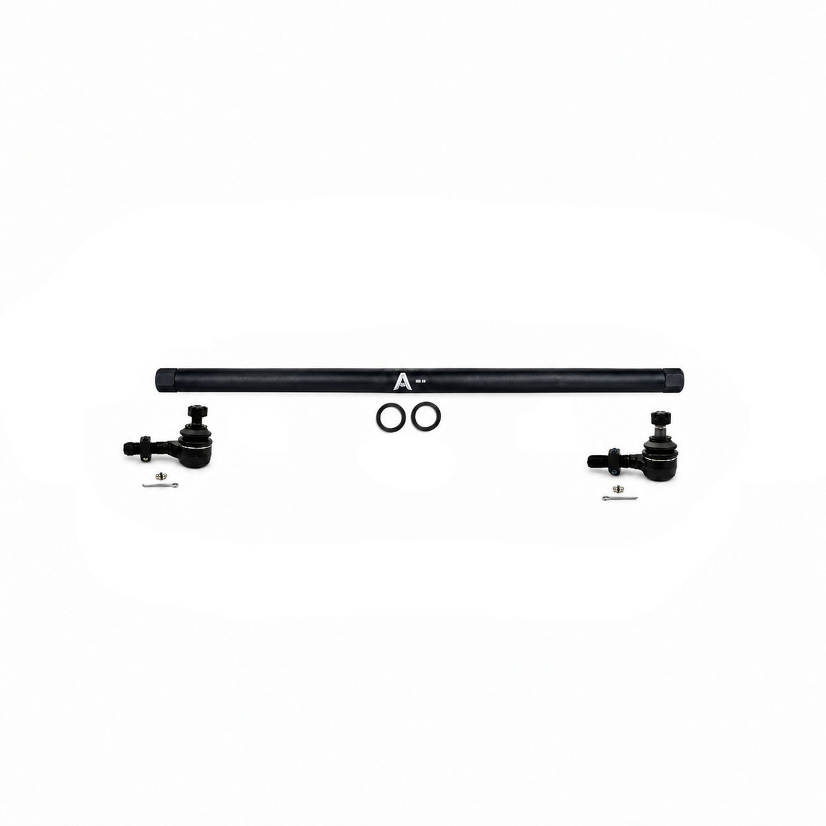 KIT152 - Jeep Wrangler JK - 1 Ton Drag Link Kit - Black Aluminum - NoFlip