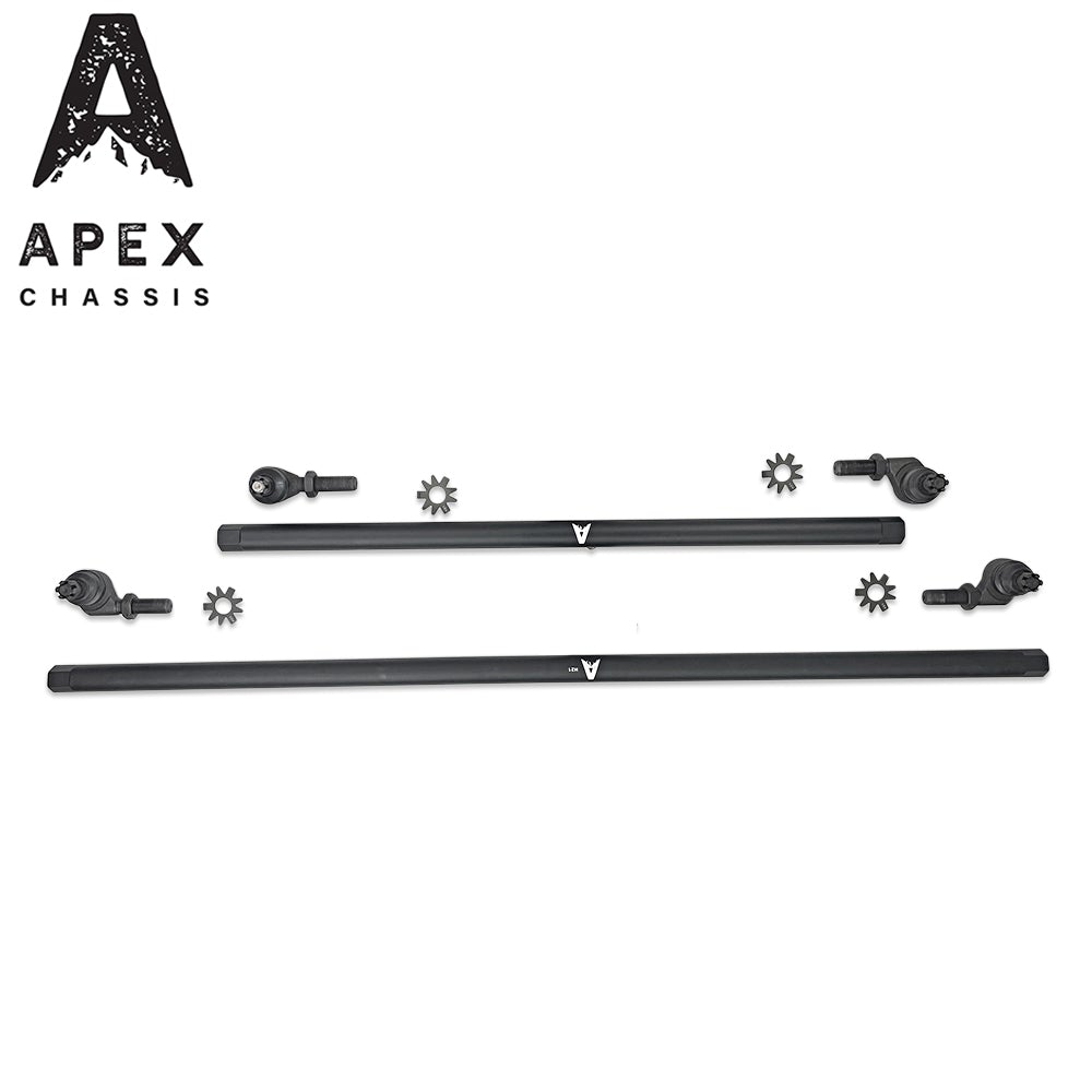 KIT150 - Jeep Wrangler JK - 1 Ton Steering Kit - BLK Aluminum